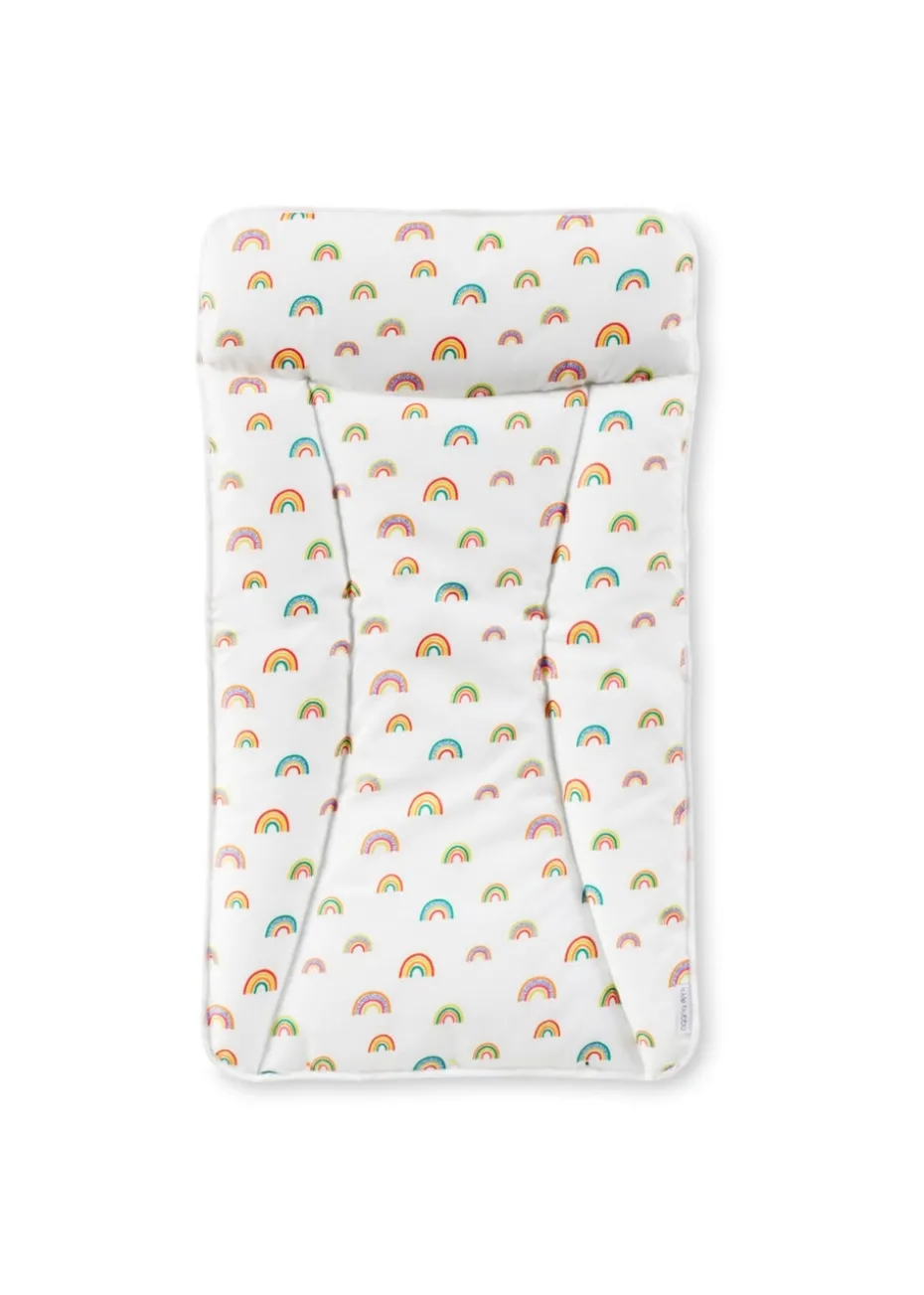 Ickle Bubba White Changing Mat Rainbow Dreams