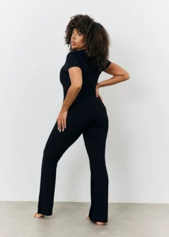 In The Style Black Jumpsuit