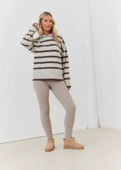 In The Style Chocolate Recycled Legging