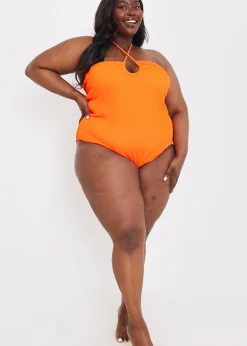 In The Style Orange Swimsuit