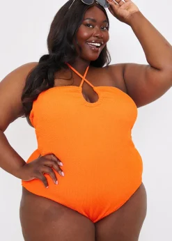 In The Style Orange Swimsuit