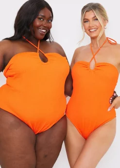 In The Style Orange Swimsuit