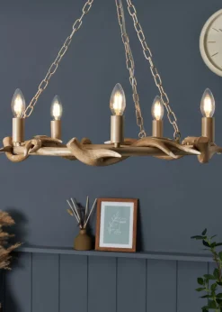 Inlight Antler Cartwheel 5L Chandelier (80cm x 62cm)