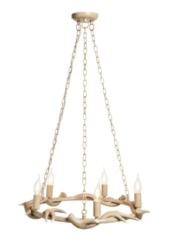 Inlight Antler Cartwheel 5L Chandelier (80cm x 62cm)