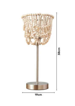 Inlight Beaded Table Lamp (40cm x 18cm x 18cm)