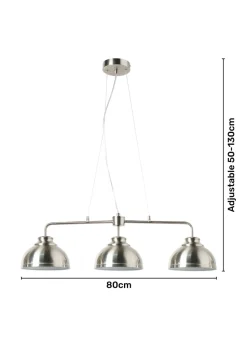 Inlight Brook 3 Light Pendant Ceiling Bar (100cm x 80cm x 20cm)