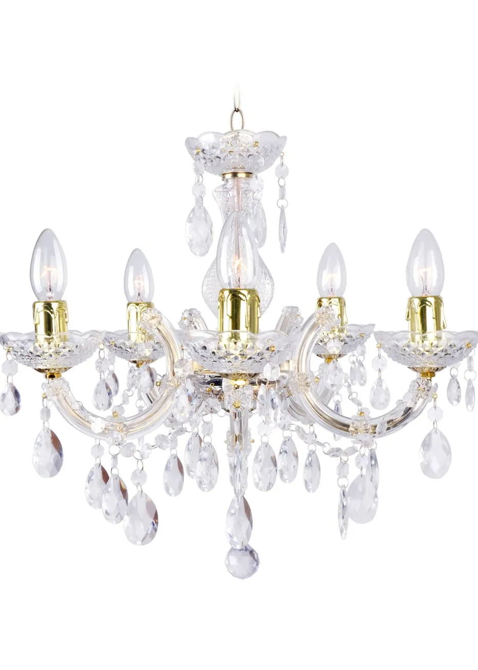 Inlight Charlotte 5 Light Chandelier (145cm x 45cm x 45cm)