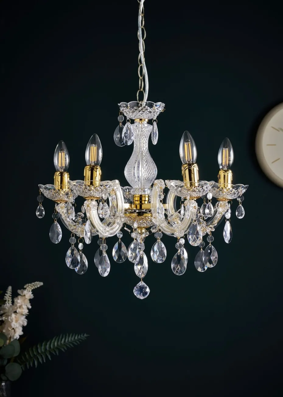 Inlight Charlotte 5 Light Chandelier (145cm x 45cm x 45cm)