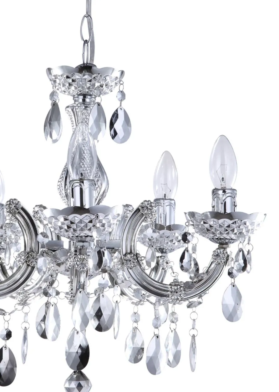 Inlight Charlotte 5 Light Chandelier (145cm x 45cm x 45cm)