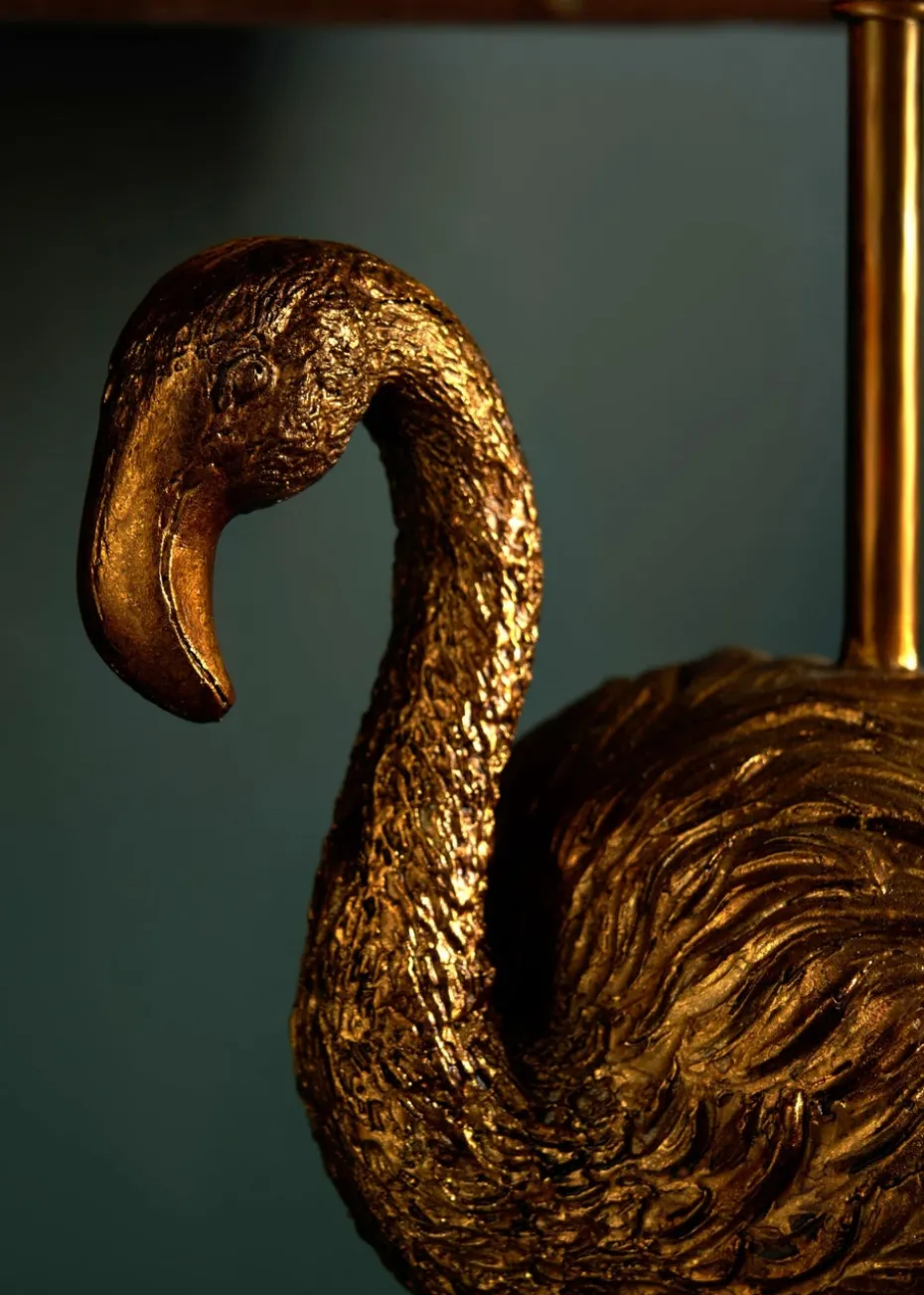 Inlight Gold Flamingo Table Lamp (56cm x 30cm x 30cm)