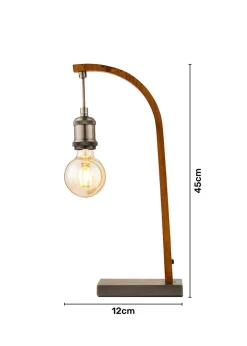 Inlight Hanging Bulb Table Lamp (45cm x 16cm x 12cm)