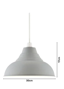 Inlight Metal Dome Easy Fit Lampshade (30cm x 30cm x 17cm)