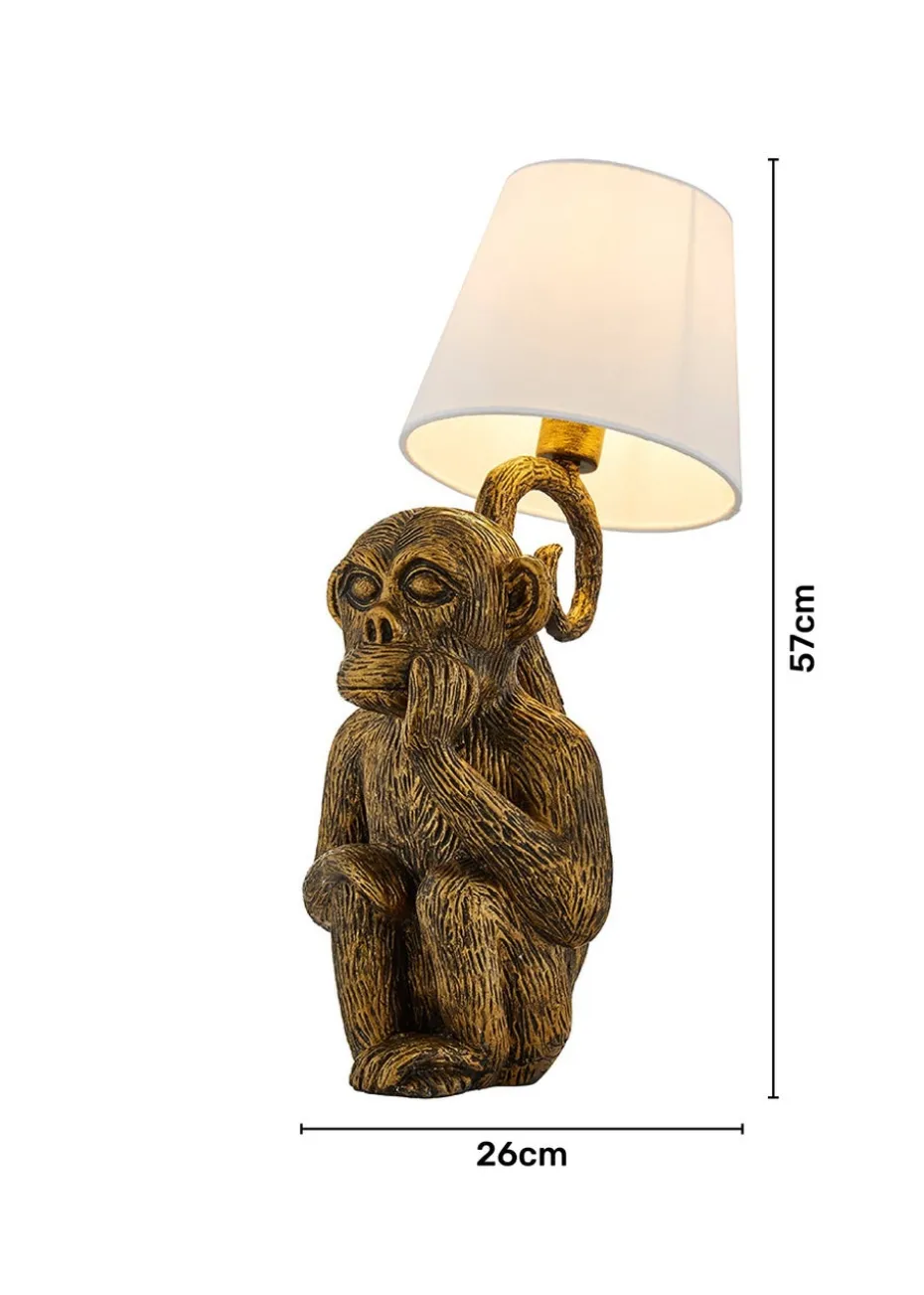 Inlight Monkey Table Lamp (43cm x 33cm x 19cm)