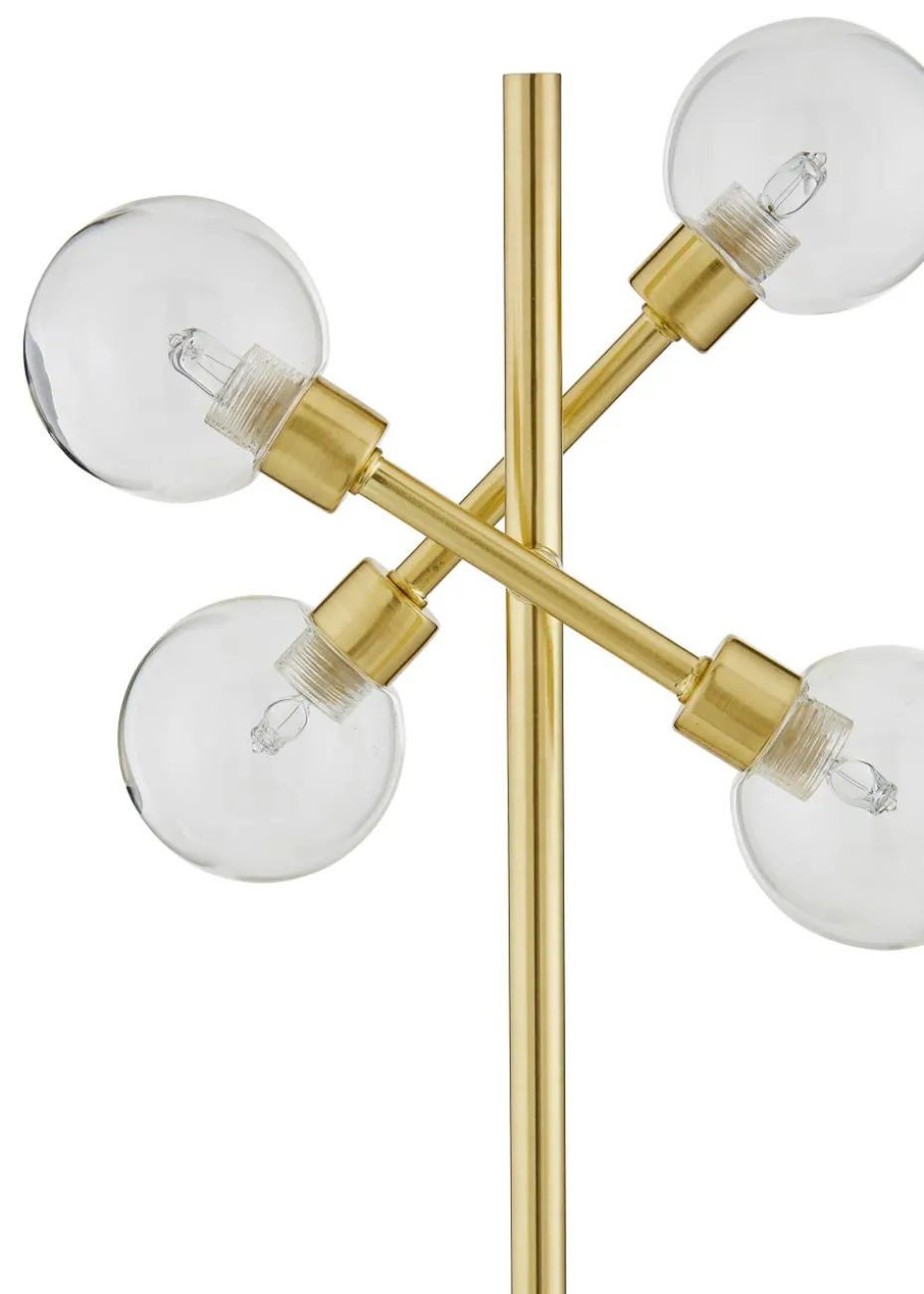 Inlight Nova Brass Table Lamp (50cm x 15cm x 15cm)