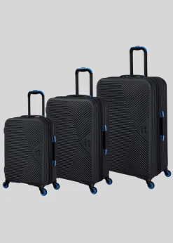 IT Luggage Black New Hard Suitcase