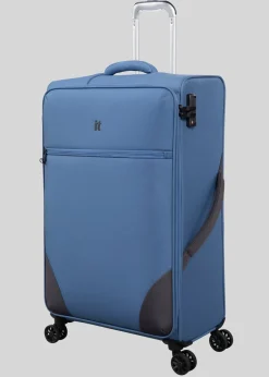 IT Luggage Blue Soft Suitcase