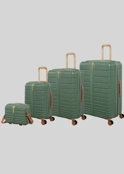 IT Luggage Green Fascinate Hardshell Suitcase