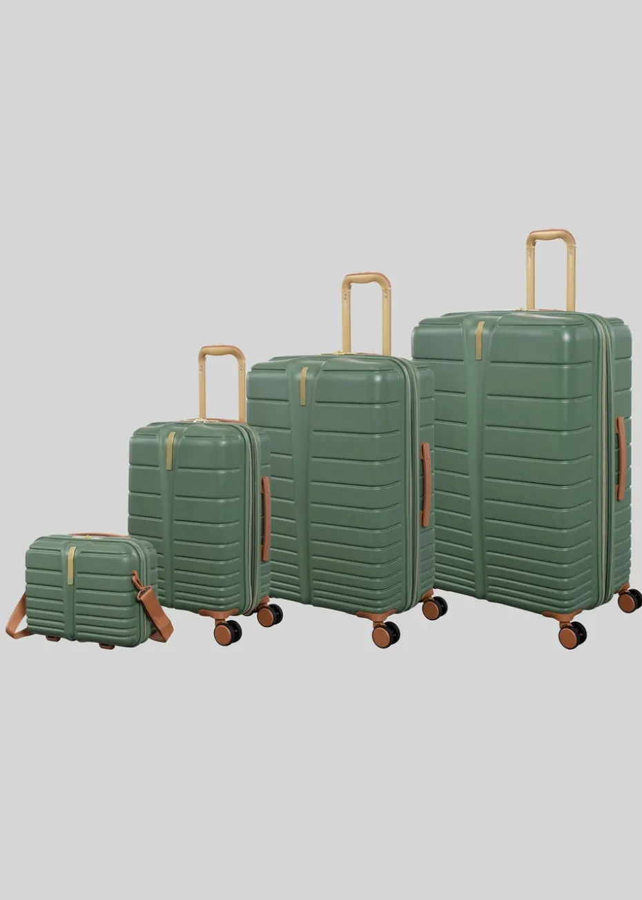 IT Luggage Green Fascinate Hardshell Suitcase