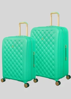 IT Luggage Green Fashionista Hard Suitcase