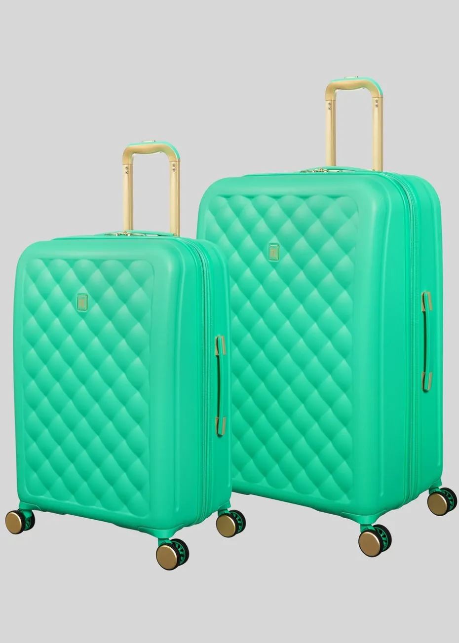 IT Luggage Green Fashionista Hard Suitcase