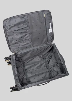 IT Luggage Grey Desirable Soft Suitcase