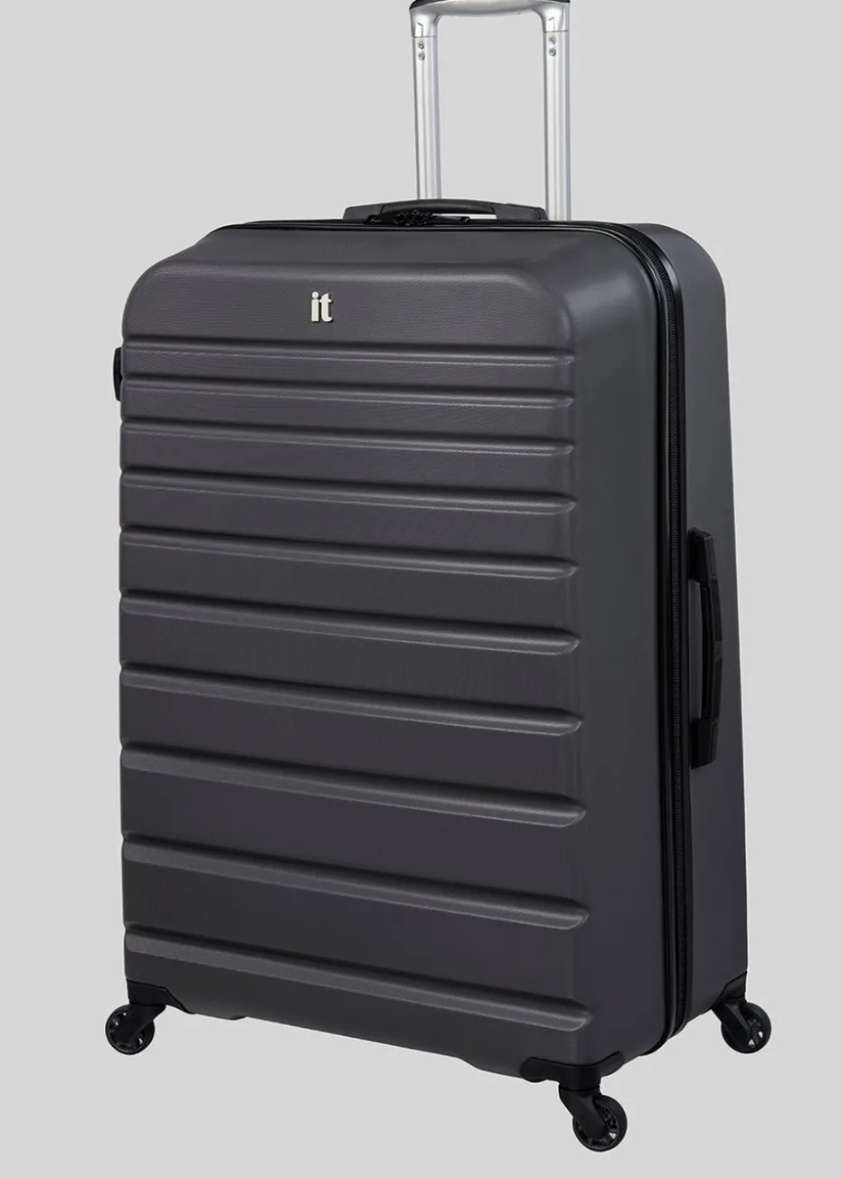 IT Luggage Grey Navigator Suitcase