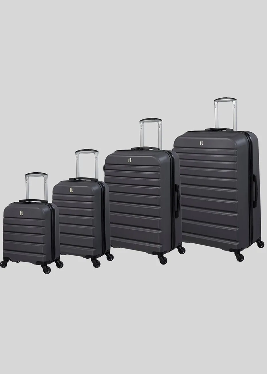 IT Luggage Grey Navigator Suitcase