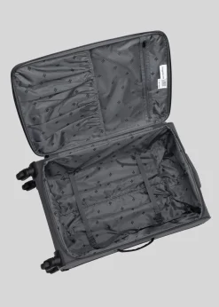 IT Luggage Grey New Soft Suitcase