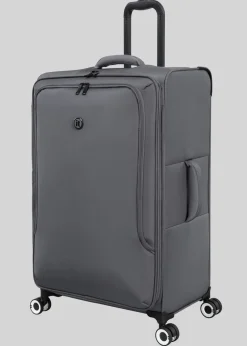 IT Luggage Grey Trulite Soft Suitcase