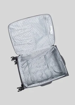 IT Luggage Grey Trulite Soft Suitcase