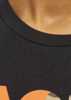 Jack & Jones Black Luke T-Shirt (8-16yrs)