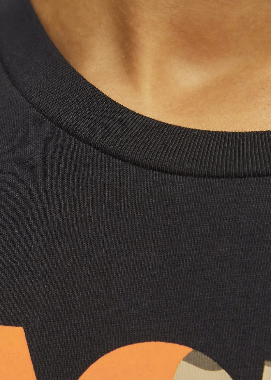 Jack & Jones Black Luke T-Shirt (8-16yrs)