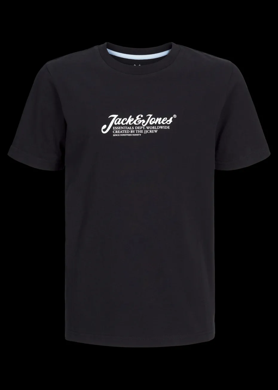 Jack & Jones Black T-Shirt (8-16yrs)