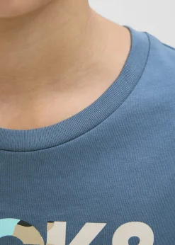 Jack & Jones Blue Luke T-Shirt (8-16yrs)