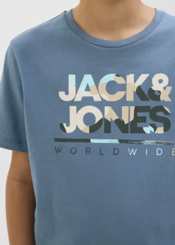 Jack & Jones Blue Luke T-Shirt (8-16yrs)