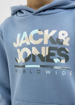 Jack & Jones Blue Luke Hoodie (8-16yrs)