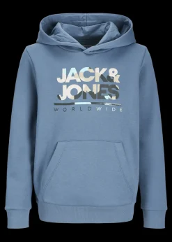 Jack & Jones Blue Luke Hoodie (8-16yrs)