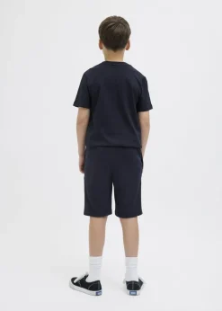 Jack & Jones Boys Black Gordonbeau Shorts (8-16yrs)
