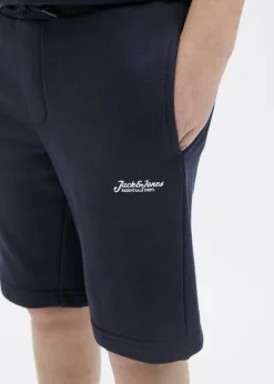 Jack & Jones Boys Black Gordonbeau Shorts (8-16yrs)