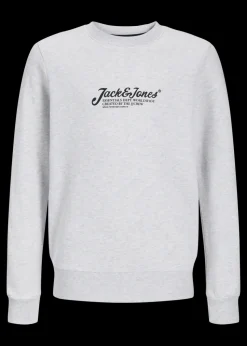 Jack & Jones Boys Grey Marl Sweatshirt (8-16yrs)