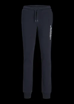 Jack & Jones Boys Navy Logo Jogging Bottoms