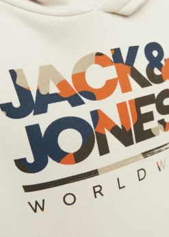 Jack & Jones Cream Luke Hoodie (8-16yrs)