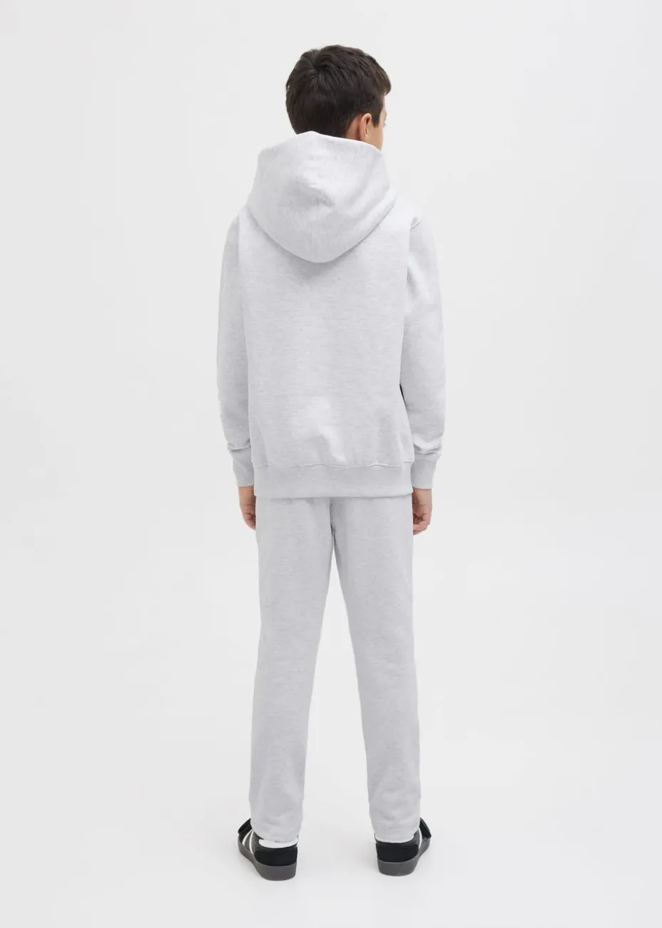 Jack & Jones Grey Slogan Jogging Bottoms