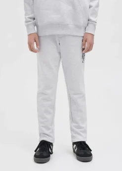 Jack & Jones Grey Slogan Jogging Bottoms