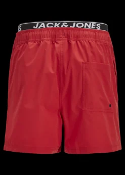 Jack & Jones Jnr Red Swim Shorts