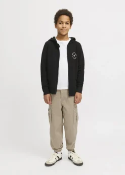 Jack & Jones Kids Beige Cuffed Cargo Trousers (8-16yrs)
