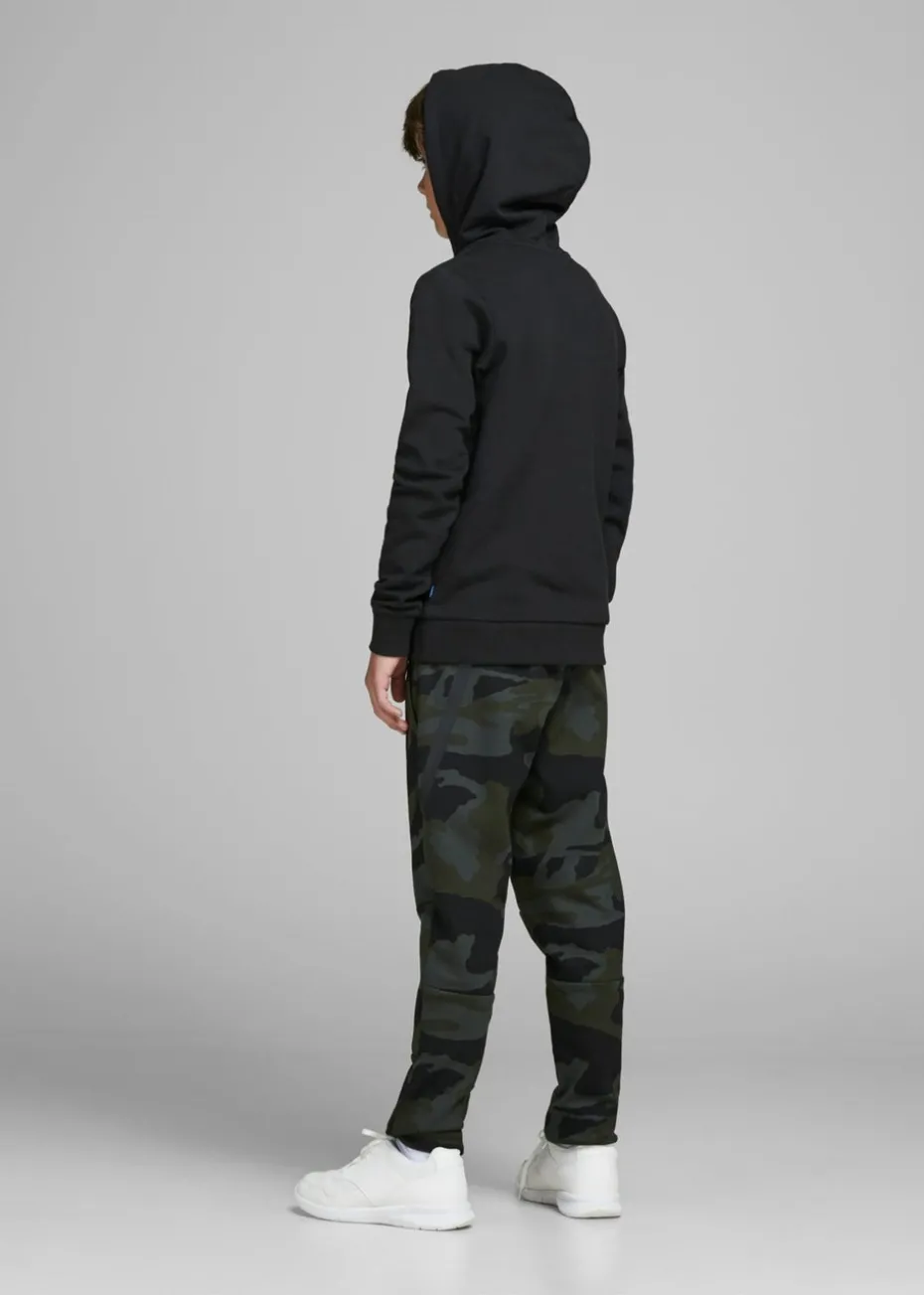 Jack & Jones Kids Black Logo Hoodie (8-16yrs)