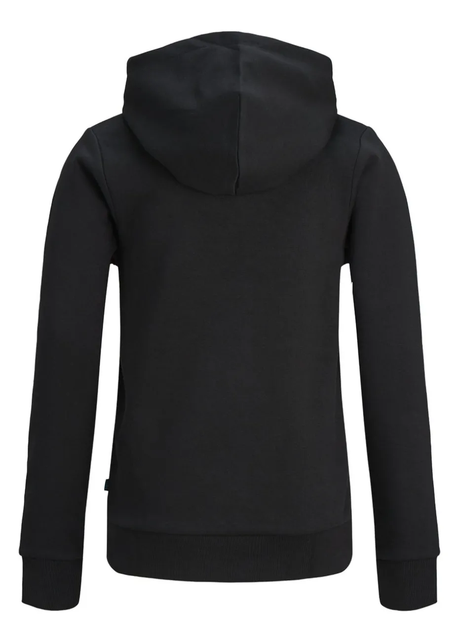 Jack & Jones Kids Black Logo Hoodie (8-16yrs)