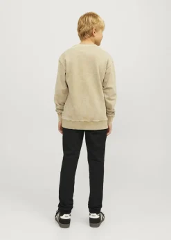 Jack & Jones Kids Black Jogging Bottoms (8-16yrs)