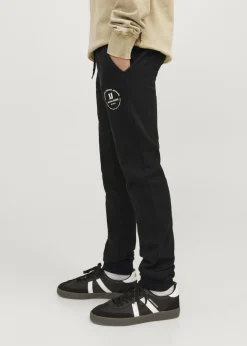 Jack & Jones Kids Black Jogging Bottoms (8-16yrs)